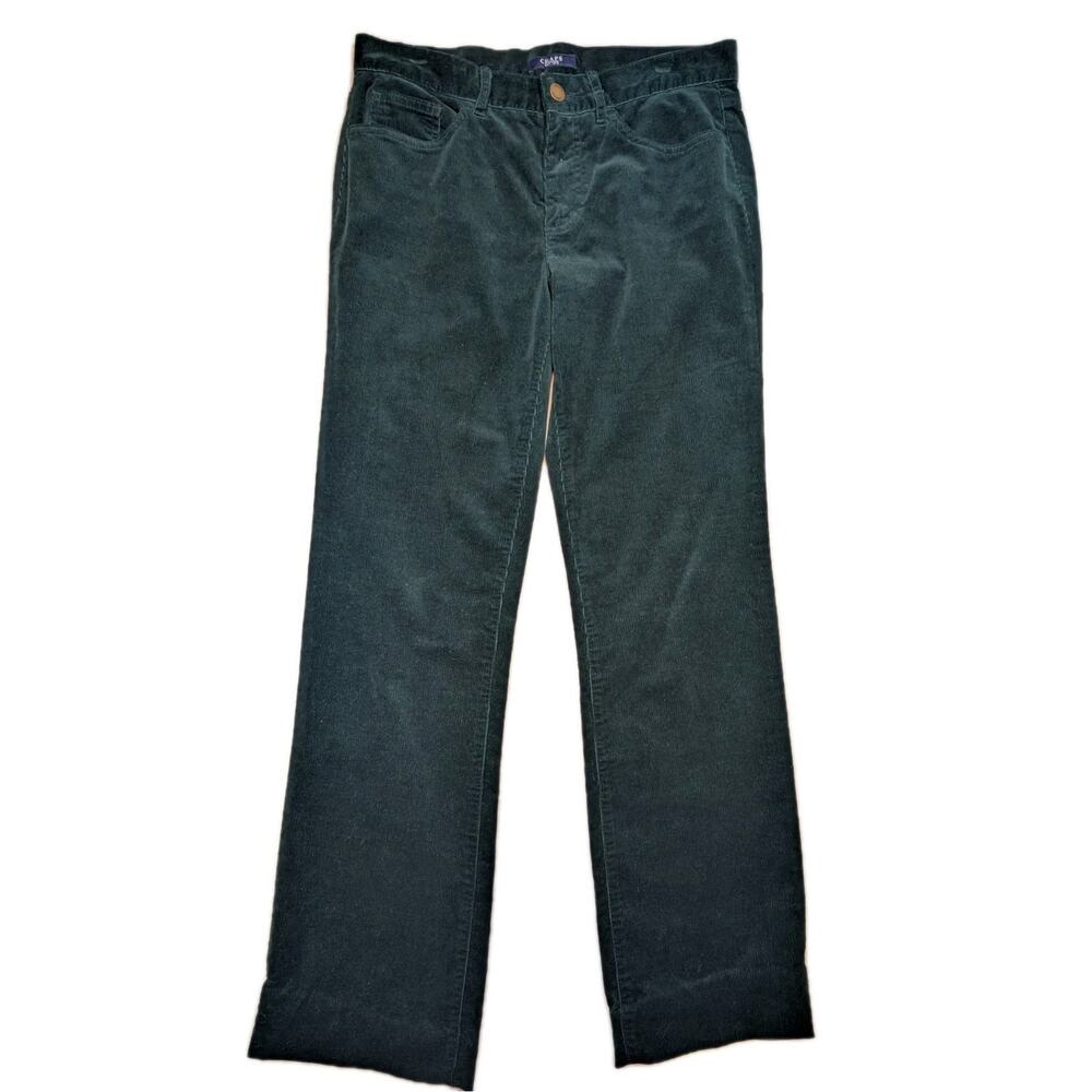 Polo Ralph Lauren Fine Wale Corduroy Pants Green 8 Straight Leg